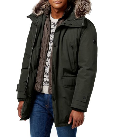 michael kors jacke herren grün|michael kors men's jacket.